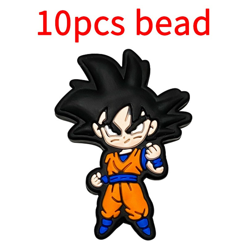 10pcs Mickey Minnie Silicone Pacifier Clips Food Grade Teethers For Baby DIY Baby Soother Nursing Pacifier Chain Accessories