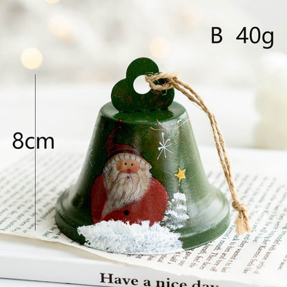 Metal Iron Red Mailbox Hanging Ornament Christmas Tree Pendant Letters To Santa Claus Home Christmas Decoration