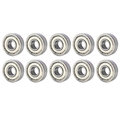 100-10Pçs Rolamentos de Esferas 608ZZ 623ZZ 626ZZ 687ZZ Rolamentos Miniatura de Sulco Profundo para Skate Patinete Rolamentos para Impressoras 3D