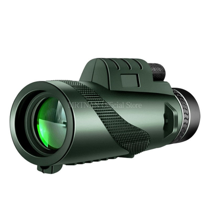 80x100 HD ZOOM Telescópio Monocular Potente Binóculos Portáteis Telescópio de Longo Alcance Caça Acampamento Com Tripé Suporte Para Celular