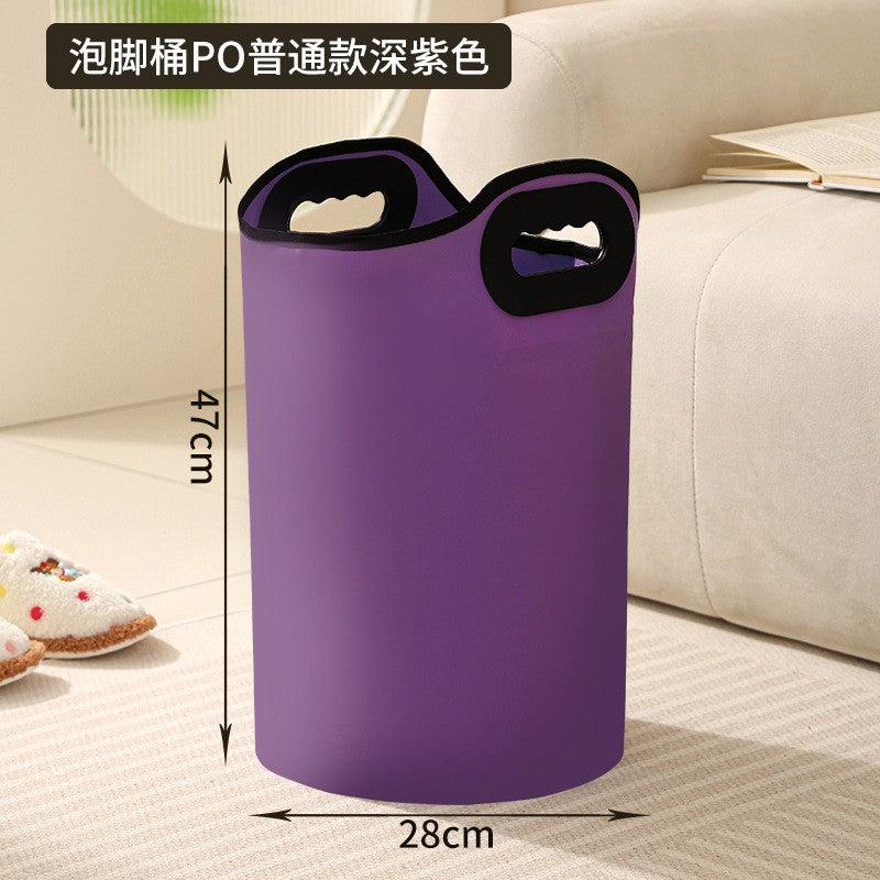 Collapsible Foot Spa Bath Tub with Heated Retention & Drain Hose, Portable Deep Bucket for Pedicure Home Travel