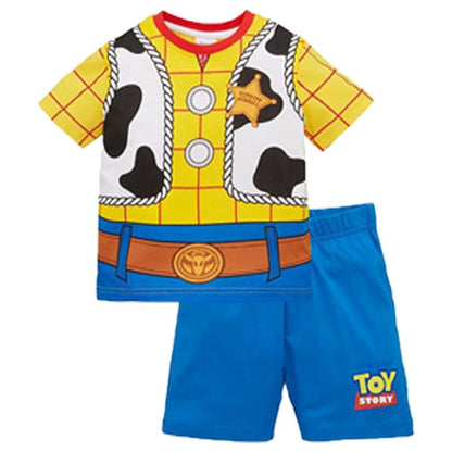 MINISO Toddler Boys Pajamas Sets 100Cotton Summer Disney Cute Kids Pyjamas Nightwear Short Pijamas Outfits Children Home Clothes