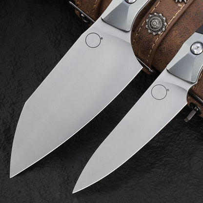 New MICRO TECH kitchen knife, outdoor camping tool knife, fixed blade, fruit knife, straight knife, Christmas gift