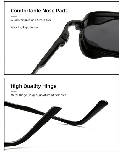 MIZHO Brand Tony Stark Iron Man Sunglasses For Men Driving Fashion COOL High Quality Driving Polarized Sun Glasses UV Protection