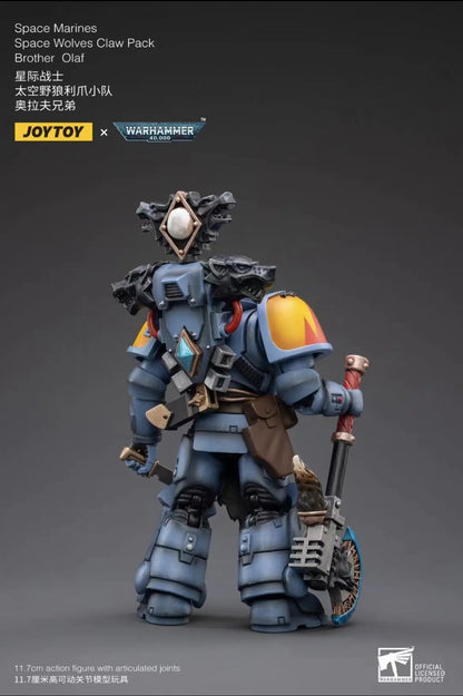 1/18 JOYTOY Action Figure 40K The Horus Heresy Space Wolves Figures And Mechas Logan Ghostwolf Anime Model Toy