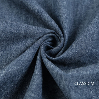 Men Short Sleeve Denim Shirts Multi pockets Tooling Shirts New Summer Blue Jeans Shirts High Quality Men Cotton Casual Shirts 3