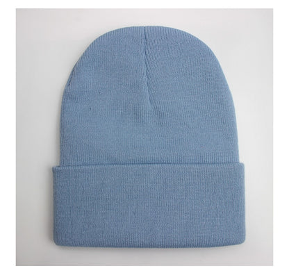Touca Sólida Unissex Outono Inverno, Mistura de Lã, Macia e Quente, Boné de Tricô Masculino Feminino, Gorro, Toucas de Esqui, 24 Cores