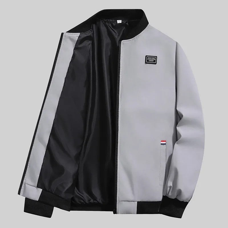 Men's Lightweight Spring Fall Windbreaker Jacket Coat Men's Windproof Outdoor Casual Stylish Zipper Pocket Jacket