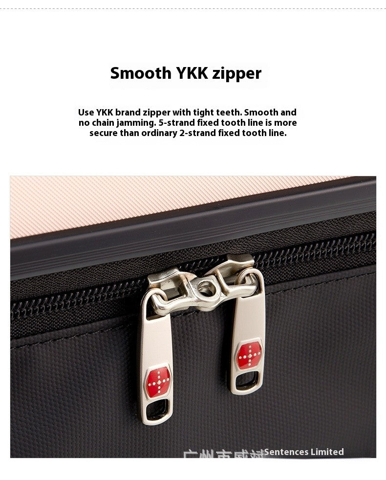 Foldable Upright Luggage Portable Business Travel Suitcase 20/24 Inch - Compact Foldable Carry-On for Easy Storage And Transport