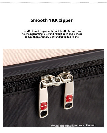 Foldable Upright Luggage Portable Business Travel Suitcase 20/24 Inch - Compact Foldable Carry-On for Easy Storage And Transport