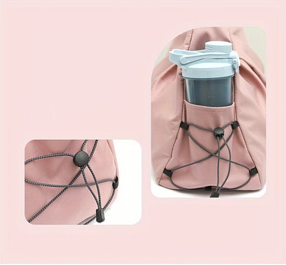 Yoga Bag Women's Sports Fitness Training Bag Fashionable Short Trip Luggage Bag Large Capacity Travel Bag Lightweight Travel