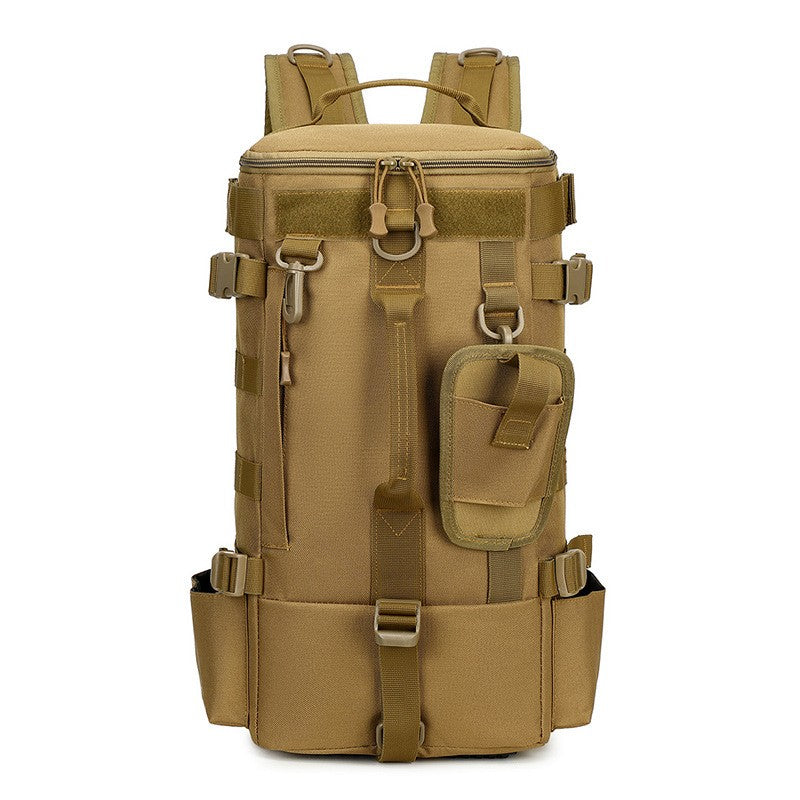 Mochila Tática de Pesca com Porta-Varas, Bolsa para Apetrechos de Pesca, Armazenamento de Equipamentos de Pesca, Sistema Molle, para Acampamento, Caminhada, Bolsa Multifuncional para Exteriores