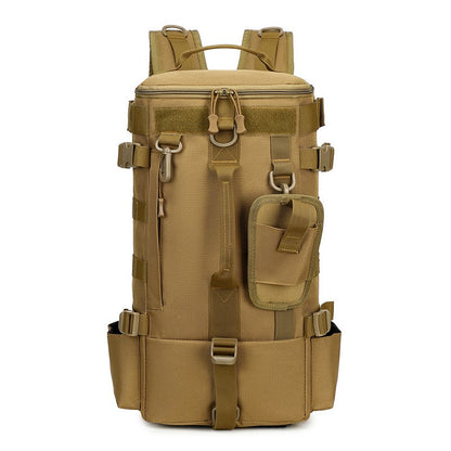 Mochila Tática de Pesca com Porta-Varas, Bolsa para Apetrechos de Pesca, Armazenamento de Equipamentos de Pesca, Sistema Molle, para Acampamento, Caminhada, Bolsa Multifuncional para Exteriores