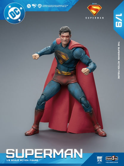 2025 Fondjoy Boneco de Ação Superman Danificado em Batalha David Corenswet 1/9 Novo Boneco Superman Pvc Articulado Brinquedo Infantil Presente Menino