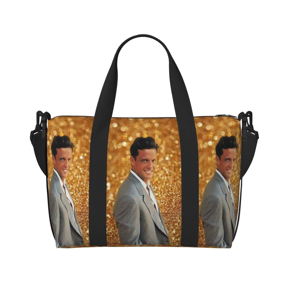 El Sol De Mexico Luis Miguel Beach Travel Bag Large Capacity Tote Bags for Gym Sport Women Shopping Duffle Shoulder Bag
