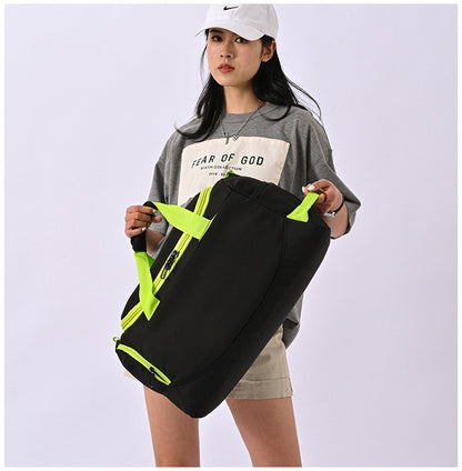 Personalized customized soccer bag logo with dry wet separation handbag luggage sports bag printed with logo pattern