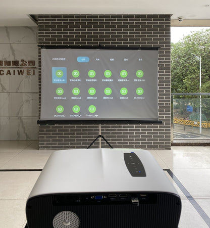 full hd 4K projector for home theater auto focus 3500ANSI 1080p native smart bluetooth 2.4+5G wifi daylight android projector