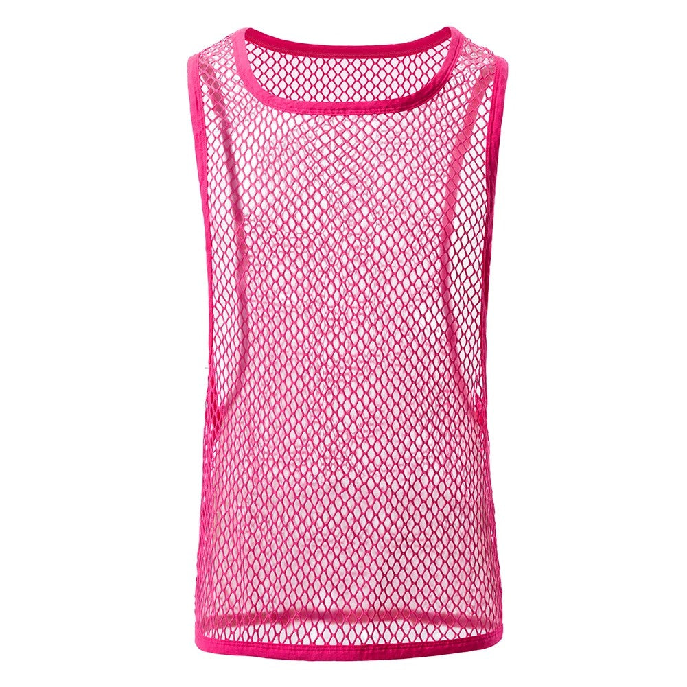 BRAVE PERSON Fashion Men Clothing Bodybuilding Gym Tank Tops Sleeveless Mesh Undershirt Fitness Workout Vest