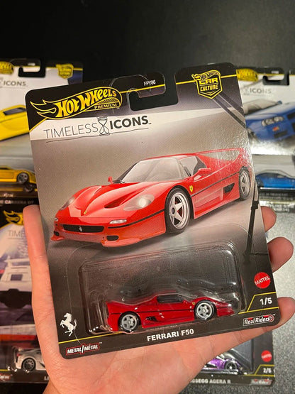 Hot Wheels Premium Ferrari Laferrari Raro Colecionável Carro Esportivo Modelo Sf90 Ferrari 365 Veículo de Brinquedo de Liga Fundido