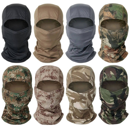Camouflage Balaclava Full Face Mask Wargame CP Hat Hunting Bicycle Cycling Bandana Neck Gaiter