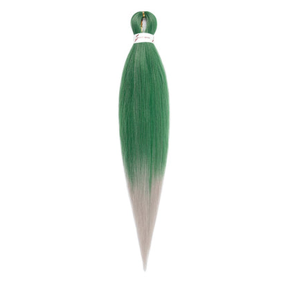 Cabelo Sintético Trançado Pré-esticado Profissional Sem Coceira Fibra Que Sela Em Água Quente 30'' Ombre Textura Yaki Extensões de Cabelo para Trança