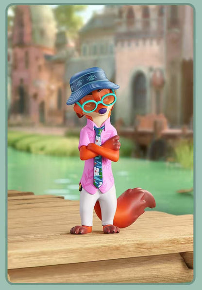 Disney Zootopia 2 Nova Jornada Série Colecionável - Figuras Articuladas Nick & Judy Caixa Surpresa Animado Presente de Filme para Crianças