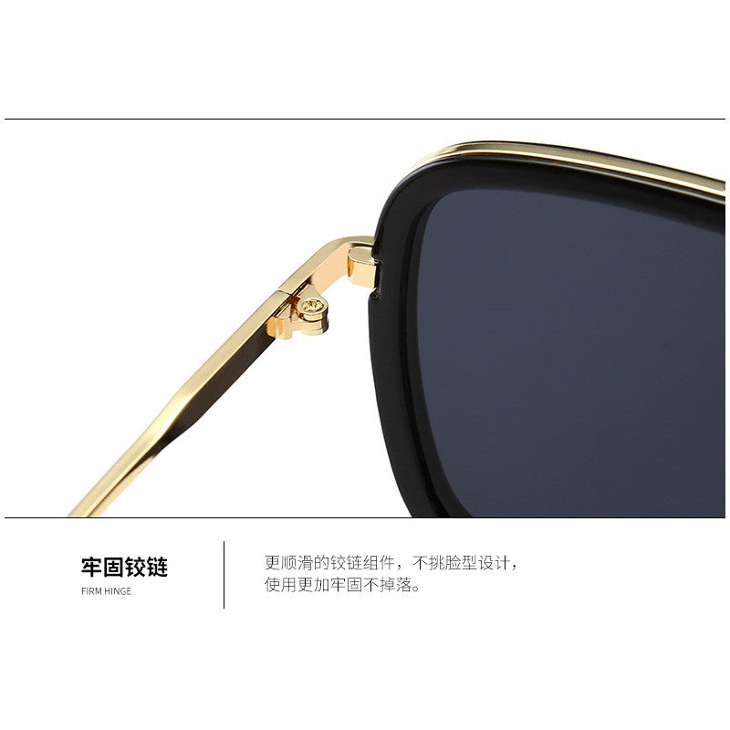 High Quality Iron Man Tony Stark Fishing Sunglasses Square Outdoor Sport Fishing Glasses Men Spider Eyewear Sports Sun Glasses