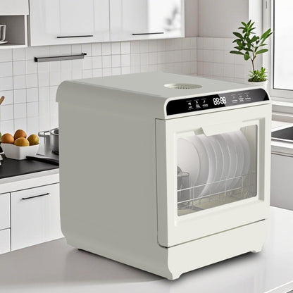 Portable Smart Mini Dishwasher for Home Kitchen Factory Direct Electric UV Drying 6-8 Sets Tableware for Hotels