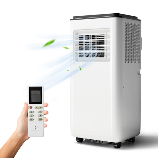 8000 BTU Portable Air Conditioner 3-In-1 Cooling Fan Dehumidifier Remote Control LED Display, Portable AC Unit for Home Office