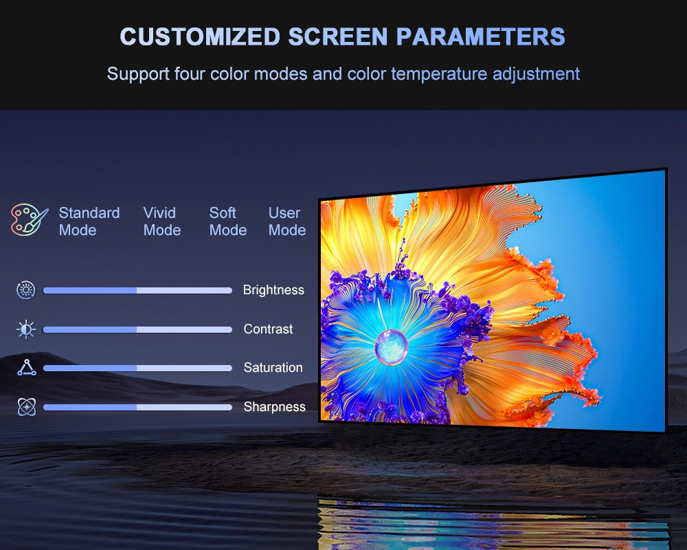 Projetor Flixtone 4000 Ansi Full HD 4k D10S 3G 128G Beam Projetores Home Theater Vídeo Android 15 Samrt TV Beamer para Filmes