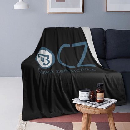 Ceska Zbrojovka CZ Blankets Flannel Sofa Throw Blanket Multi-function for Couch Bedding Outdoor Throws Bedspread Quilt