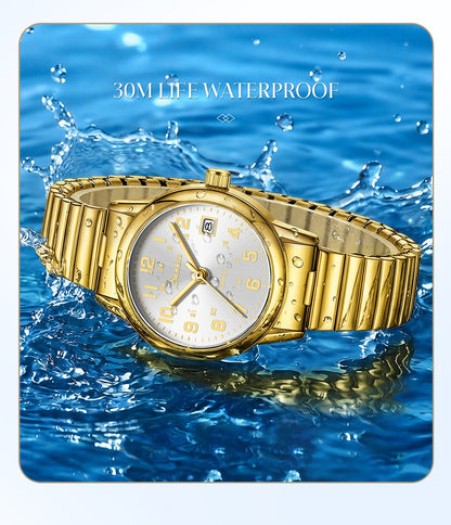 LIGE Sunkta Elegant Fashion Woman Watch Classic Luxury Auto Date Waterproof Simple Stainless Belt Watches for Women Montre Femme