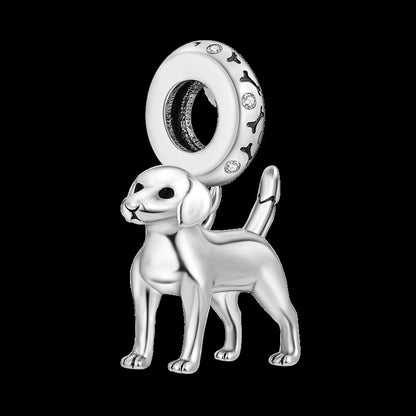 925 Sterling Silver Dog Charms French Bulldog Poodle German Shepherd Beagle Dachshund Pendants Fit Bracelets DIYJewelry Gift