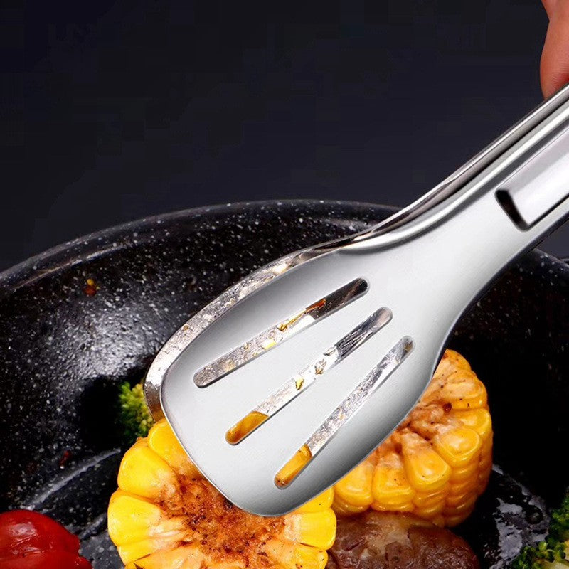 Stainless Steel Food Tongs Barbecue Tongs Desserts Steak Food Serving Clip Tweezers Long BBQ Cooking Tongs Kitchen Utensils