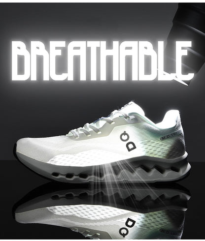 Men's Cushioned Running Shoes Energy Return Breathable Knit Arch Support Shock Absorption Marathon Women Casual Sneakers