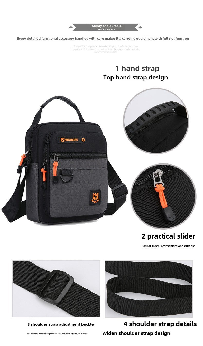 Casual Men's Handbag Shoulder Bag Lightweight Oxford Men Purse Small Crossbody Bag Fashion Stylish Men's Bag Messenger Bags SAC