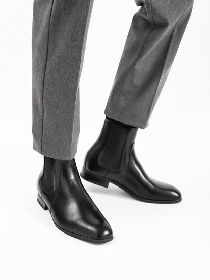 40~46 Botas Chelsea Masculinas 2024 Marca Confortável Moda Couro Botas Masculinas #KD431
