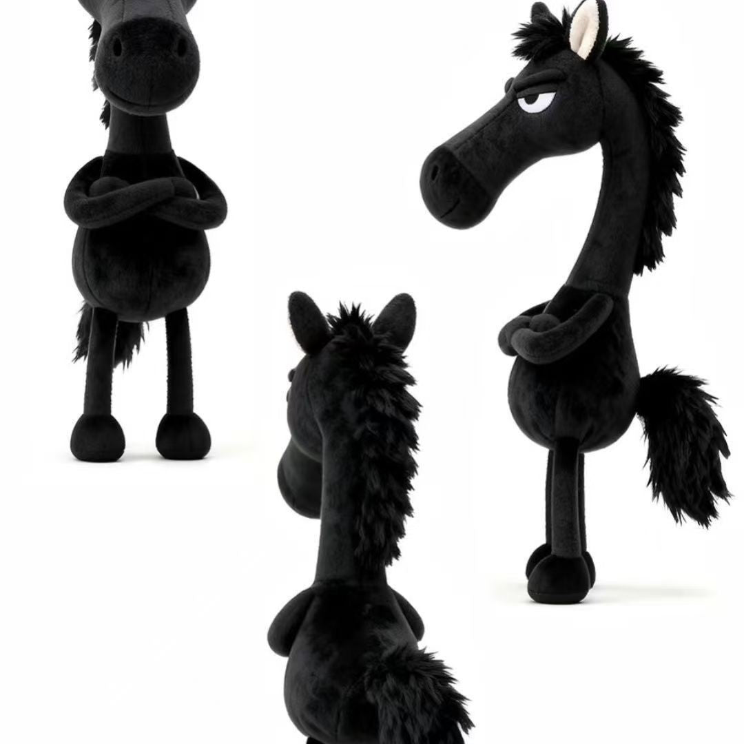 Horse Pendant 2026 Year Of The Horse Plush Horse For Bags Keychain Creative Mascot Horse New Year Party Decorations Gift