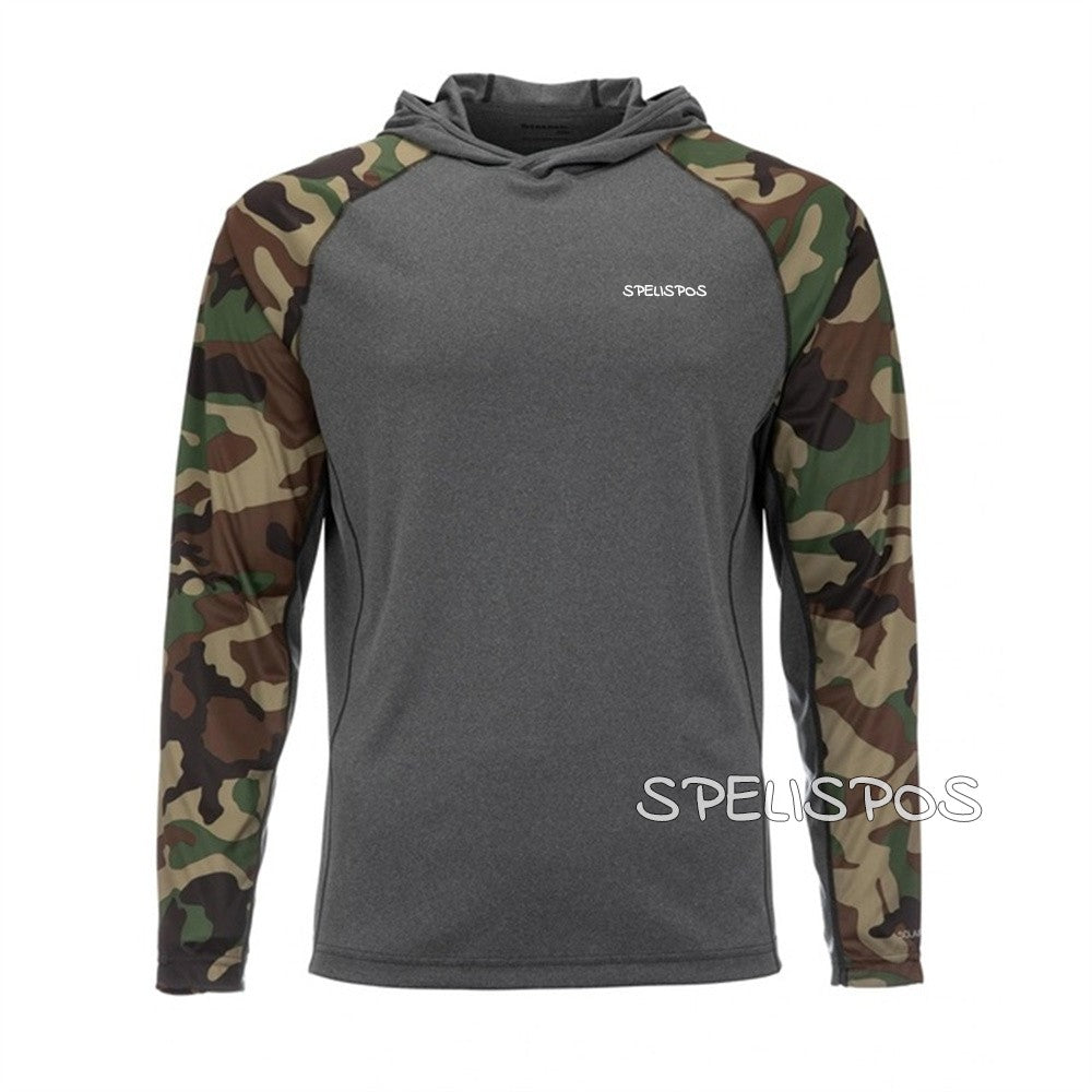 Camisetas de Pesca Desempenho Tops Vestuário de Pesca Manga Comprida Vestido Respirável Camisa Proteção UV 50 Roupa de Pesca Masculina