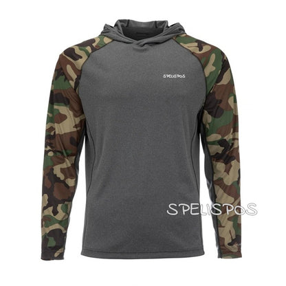 Camisetas de Pesca Desempenho Tops Vestuário de Pesca Manga Comprida Vestido Respirável Camisa Proteção UV 50 Roupa de Pesca Masculina