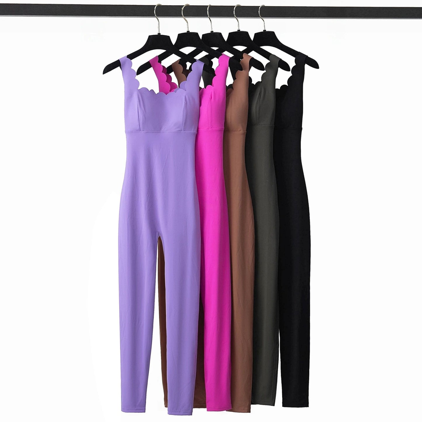 One-Piece Yoga Jumpsuit Women Gym Running Suit Super Soft Slim Fit Fitness Onesie Breathable High Stretch Workout Clothes Tights