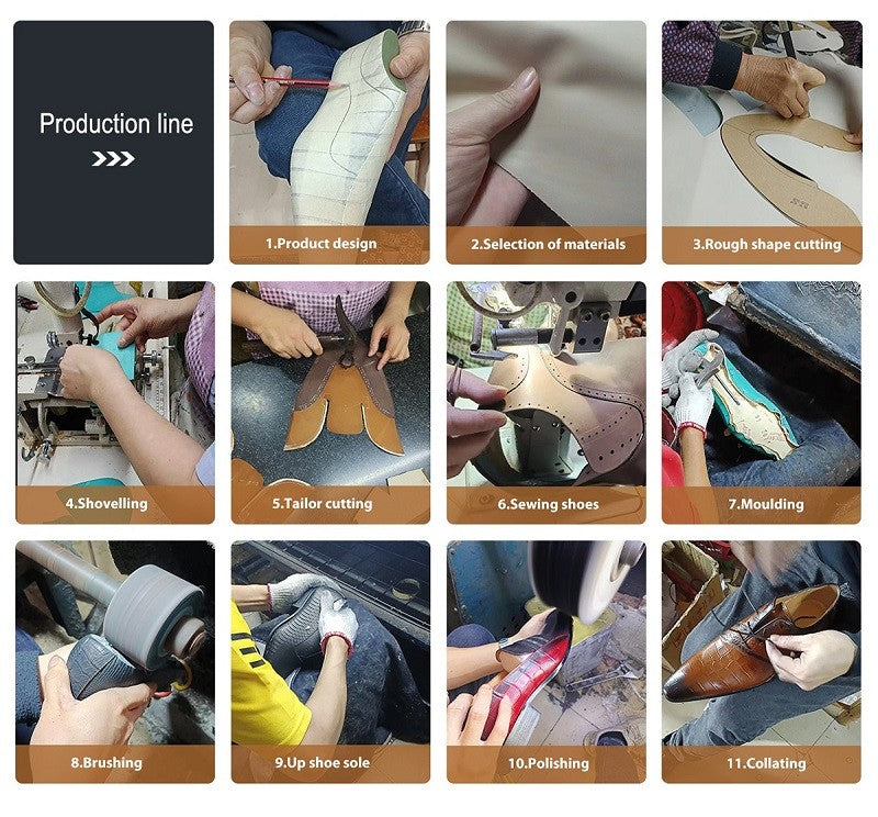 Classic Brogue Shoe Men's Business Suits Matches New Style Genuine Cowhide Handmade Formal Office Wedding Party Mans Dress Shoes