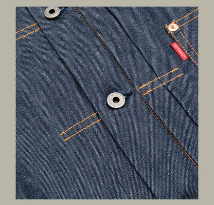 Red Tornado 506XX Jean Jacket American Casual Style Type 1 Selvedge Denim Blouse