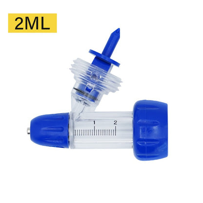 Seringa Veterinária Automática Contínua 1/2/5/10Ml Injetor de Vacina Ajustável para Animais Acessórios de Injeção para Gado Ovinos Bovinos