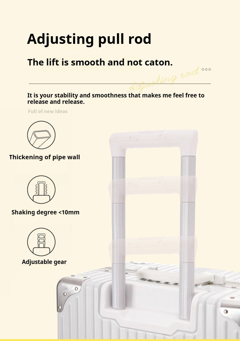 2025 New Large-capacity Suitcase 20/22/24/26/28-inch Cart Box Travel Boarding Case Portable Trolley Suitcase Roller Suitcase