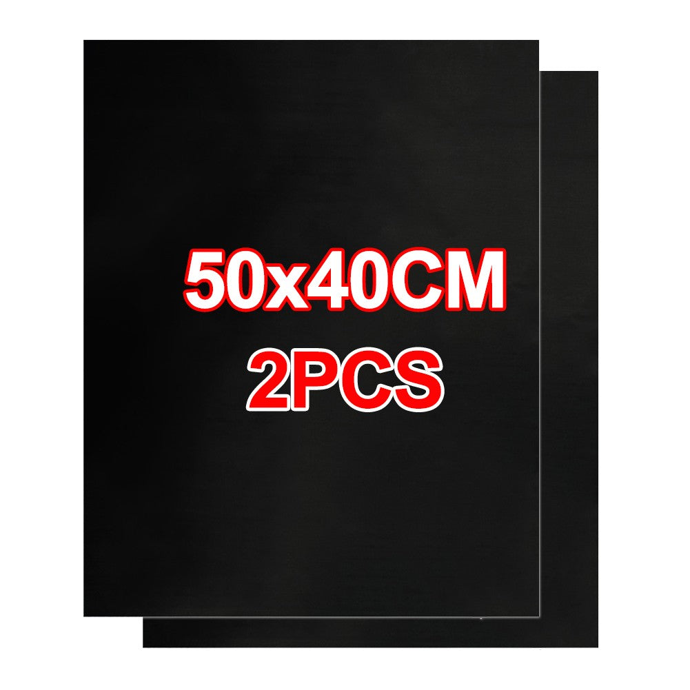 1-5pcs BBQ Grill Mat Non-stick Mat Heat Resistant Grill Mat Outdoor Baking Reusable Barbecue Party Mat 40x50cm Grill Accessories