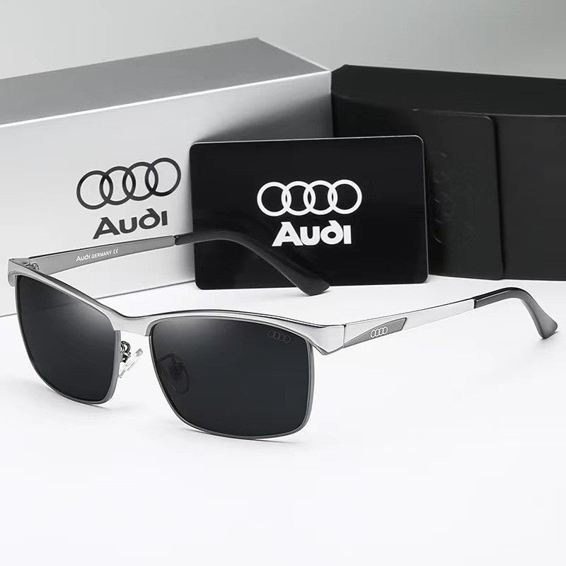 Audi Polarized UV400 Driving Sunglasses for Men/Women Square Frame Glasses Wholesale Gift for Auto Enthusiasts 557