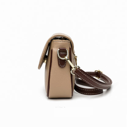 PU Leather Shoulder Bags For Women Fashion Flap Crossbody Messenger Bag Luxury Contrast Color Messenger Handbag Shopping Purse