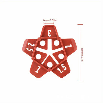5 em 1 1/1.5/2/2.5/3mm Nivelador de Revestimento Cunhas Clipes de Nivelamento de Cerâmica para Chão Parede Sistema de Nivelamento de Rejunte Ferramentas de Construção