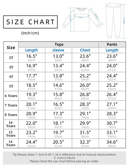 Kids Boys Football Pajamas Set Child Sport Theme Pyjamas Toddler Girls Rugby pijama Cotton Christmas PJS 2-14 Years